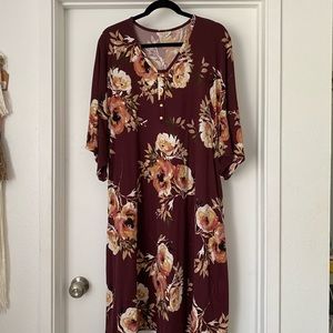 Dwell and Slumber Foral Dress